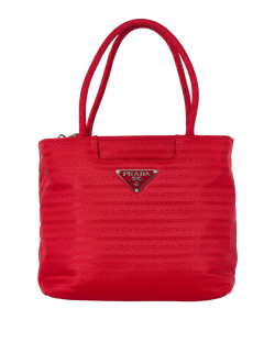 Mini Monogram Tote, Nylon, Red, 22, 3*